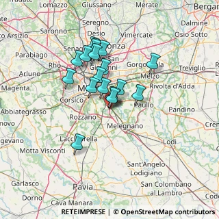 Mappa Via Carlo Emilio Gadda, 20097 Area Industriale MI, Italia (10.70368)