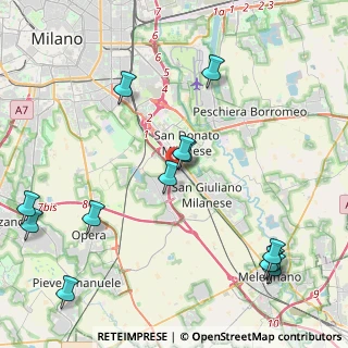 Mappa Via Carlo Emilio Gadda, 20097 Area Industriale MI, Italia (5.24692)