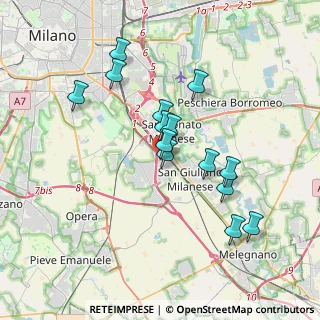 Mappa Via Carlo Emilio Gadda, 20097 Area Industriale MI, Italia (3.25429)