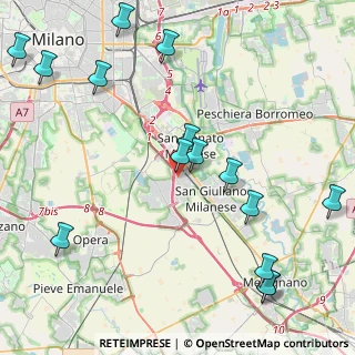 Mappa Via Carlo Emilio Gadda, 20097 Area Industriale MI, Italia (5.354)