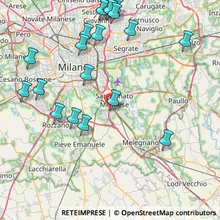 Mappa Via Carlo Emilio Gadda, 20097 Area Industriale MI, Italia (10.9015)