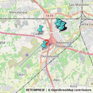 Mappa Aeroporto Valerio Catullo, 37062 Dossobuono VR, Italia (1.80714)
