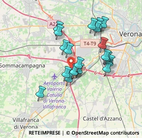 Mappa Aeroporto Valerio Catullo, 37060 Caselle VR, Italia (3.03)