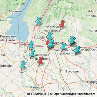 Mappa Aeroporto Valerio Catullo, 37062 Dossobuono VR, Italia (13.63067)