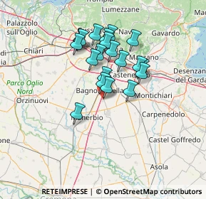 Mappa Via Benedetto Castelli, 25024 Leno BS, Italia (11.271)