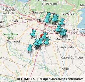 Mappa Via Benedetto Castelli, 25024 Leno BS, Italia (10.7845)