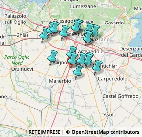 Mappa Via Benedetto Castelli, 25024 Leno BS, Italia (10.76895)