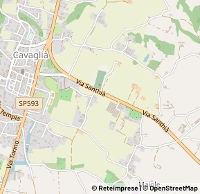 Mappa 13881 Cavaglià BI, Italia (0.51923)