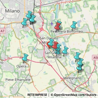 Mappa Via del Carroccio, 20098 San Giuliano Milanese MI, Italia (4.26944)