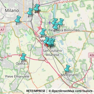Mappa Via del Carroccio, 20098 San Giuliano Milanese MI, Italia (3.75)