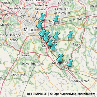 Mappa Via del Carroccio, 20098 San Giuliano Milanese MI, Italia (5.39357)