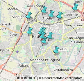 Mappa Via del Padovanino, 35123 Padova PD, Italia (1.50583)