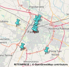 Mappa Via del Padovanino, 35123 Padova PD, Italia (2.5)