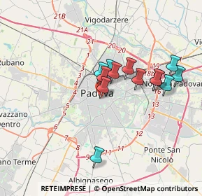 Mappa Via Padovanino, 35123 Padova PD, Italia (2.99692)