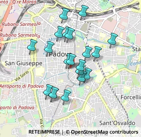 Mappa Via del Padovanino, 35123 Padova PD, Italia (0.763)