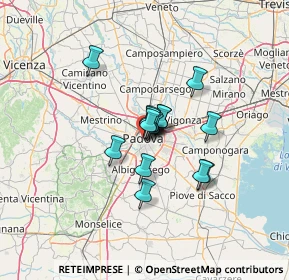 Mappa Via Padovanino, 35123 Padova PD, Italia (7.88667)