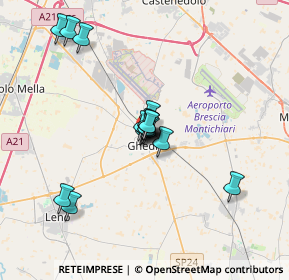 Mappa Via Lapapasini, 25016 Ghedi BS, Italia (2.55688)