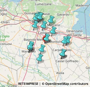 Mappa Via Lapapasini, 25016 Ghedi BS, Italia (11.873)