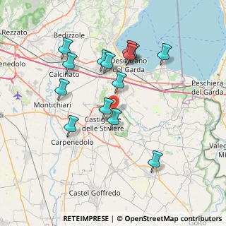 Mappa Via del Benaco, 46043 Castiglione delle Stiviere MN, Italia (7.185)