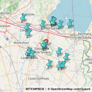 Mappa Via del Benaco, 46043 Castiglione delle Stiviere MN, Italia (7.882)