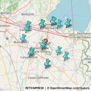 Mappa Via del Benaco, 46043 Castiglione delle Stiviere MN, Italia (7.52111)