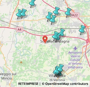 Mappa Via Guastalla, 37066 Sommacampagna VR, Italia (4.94375)