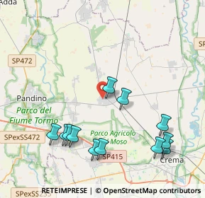 Mappa Via Cà Noa, 26017 Trescore Cremasco CR, Italia (4.53167)