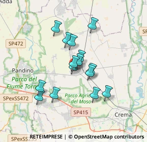 Mappa Via Cà Noa, 26017 Trescore Cremasco CR, Italia (2.74467)