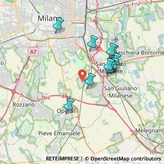 Mappa Via Guido Rossa, 20097 San Donato Milanese MI, Italia (3.26273)
