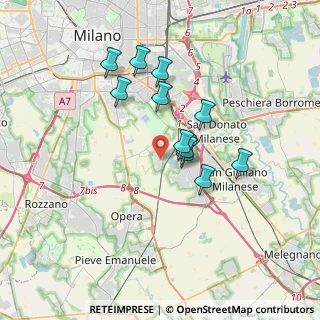 Mappa Via Guido Rossa, 20097 San Donato Milanese MI, Italia (2.99727)