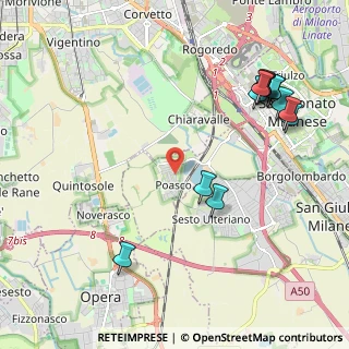 Mappa Via Guido Rossa, 20097 San Donato Milanese MI, Italia (2.51)