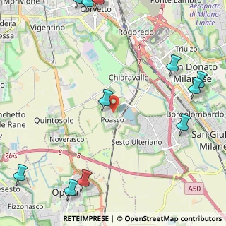 Mappa Via Guido Rossa, 20097 San Donato Milanese MI, Italia (3.23818)