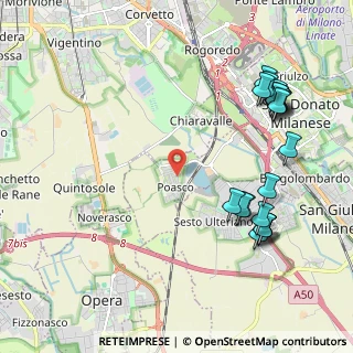 Mappa Via Guido Rossa, 20097 San Donato Milanese MI, Italia (2.509)