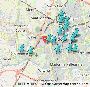 Mappa Via Attilio Galvani, 35141 Padova PD, Italia (1.937)