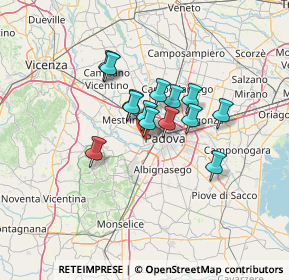 Mappa Via Penghe, 35030 Caselle PD, Italia (8.99643)