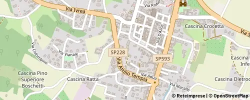Mappa Cavaglià