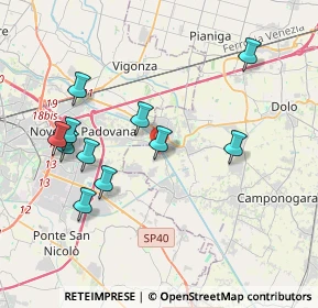 Mappa 30030 Casa Gottardo VE, Italia (3.91818)