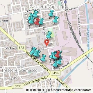 Mappa Via Zavaglio, 26017 Trescore Cremasco CR, Italia (0.24231)