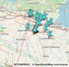 Mappa Via Carlo Goldoni, 25016 Ghedi BS, Italia (8.633)