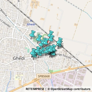 Mappa Via Carlo Goldoni, 25016 Ghedi BS, Italia (0.25556)