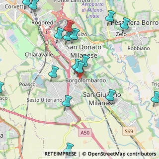 Mappa Via Giuseppe di Vittorio, 20097 San Donato Milanese MI, Italia (2.907)
