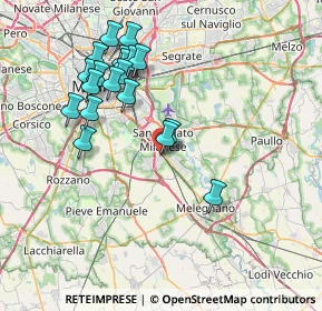 Mappa Via Giuseppe di Vittorio, 20097 San Donato Milanese MI, Italia (7.55316)