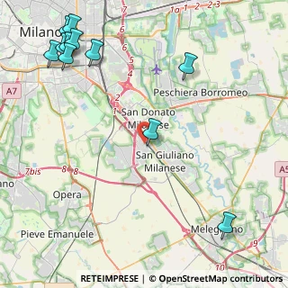 Mappa Via Giuseppe di Vittorio, 20097 San Donato Milanese MI, Italia (6.12)