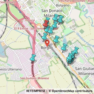 Mappa Via Giuseppe di Vittorio, 20097 San Donato Milanese MI, Italia (0.9585)