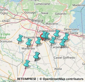 Mappa Via Goito, 25016 Ghedi BS, Italia (11.74917)