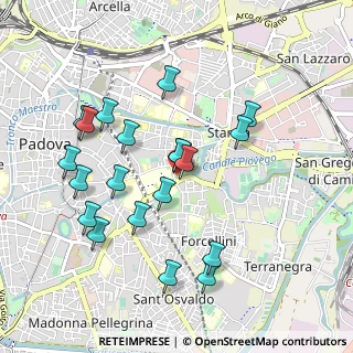 Mappa Via Alvise Cornaro, 35128 Padova PD, Italia (0.9425)