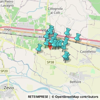 Mappa Via Catena, 37042 Caldiero VR, Italia (1.0475)