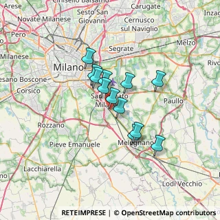Mappa Via Costa, 20098 San Giuliano Milanese MI, Italia (4.78333)