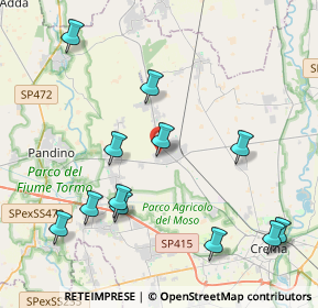 Mappa Via Gorizia, 26017 Trescore Cremasco CR, Italia (4.6425)