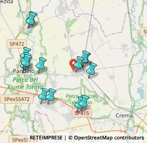 Mappa Via Gorizia, 26017 Trescore Cremasco CR, Italia (4.008)